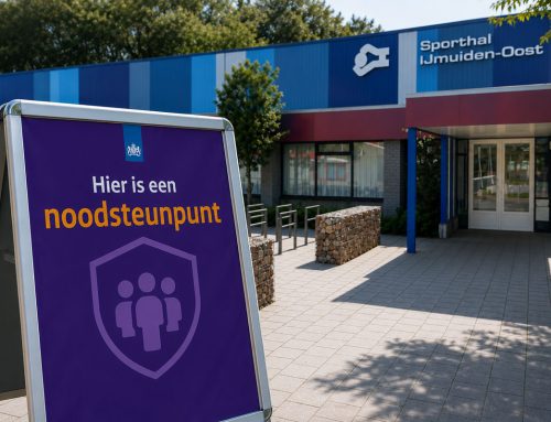 Veteranen Kennemerland ondersteunen oefening Noodsteunpunt in IJmuiden